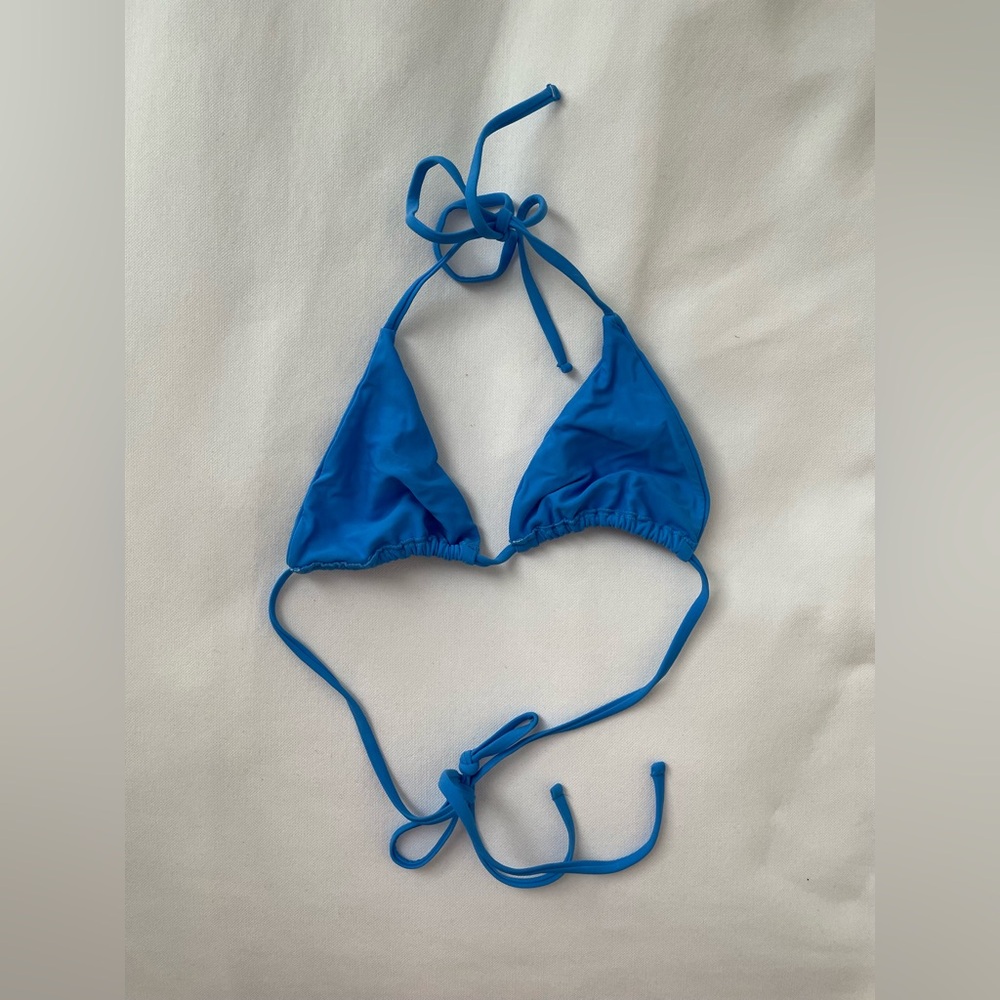 Blue String Bikini Set - size S - Picture 3 of 4